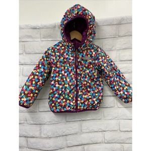 The North face Reversible Jacket 3T purple/flowers